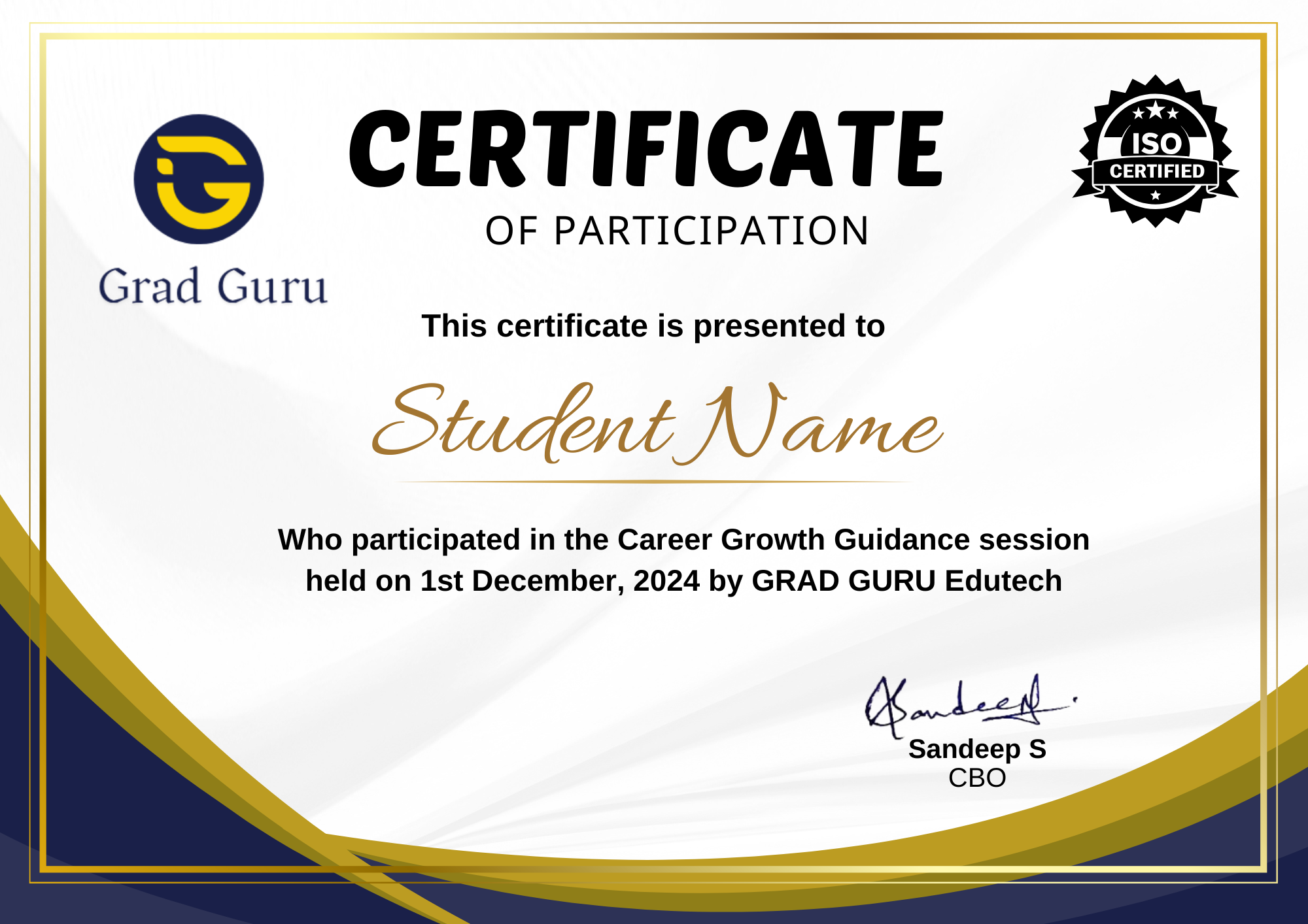 Certificate of Completion